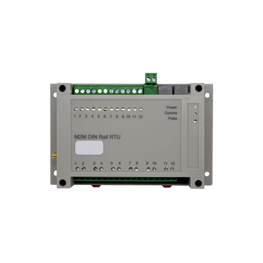 DIN-Rail RTU 4G/LTE with WMBus and Chip Sim
