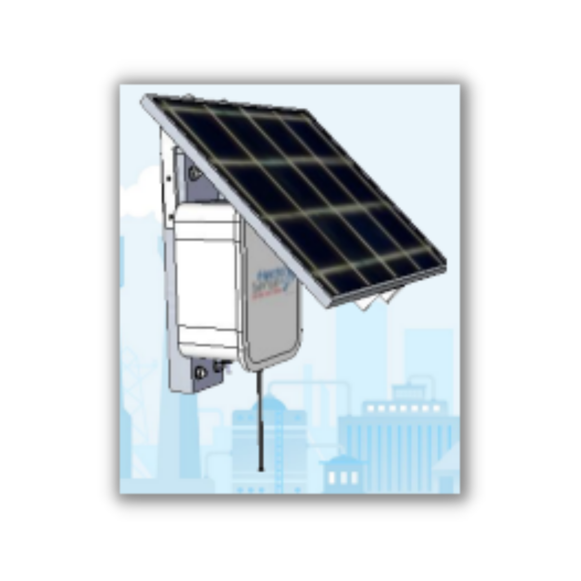 Flecto Sense - Repeater (FSR) Solar Mast Mounting Kit, No GSM, Antenna
