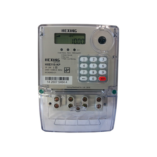 Hexing Single Phase Meter BS Footprint