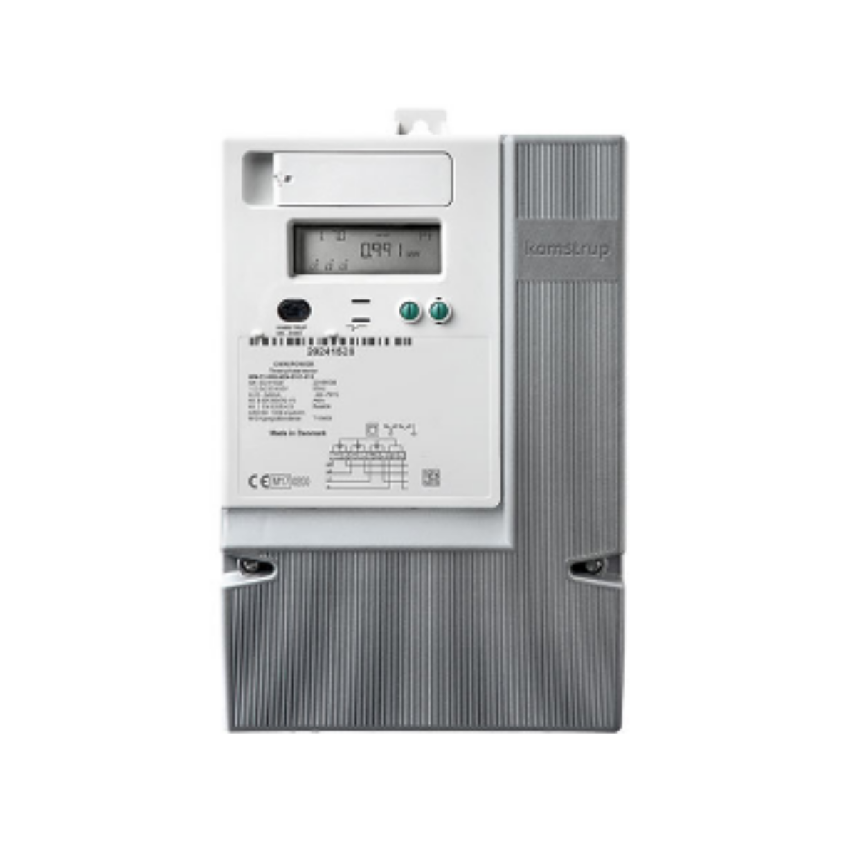 Kamstrup OMNIPOWER Three Phase CT meter (CT not included). No breaker, RF, Class 0.5, 4Q,Battery+Supercap