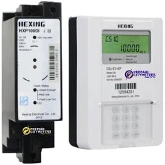 HXP100DIP - PLC - Single Phase, Split keypad prepaid meter, DIN Rail PLC Comms Incl. CIU